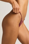 Thumbnail image #3 of Glacé String Thong in Garnet