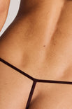 Thumbnail image #3 of Glacé String Thong in Garnet
