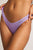 Sieve Dipped Thong in Violet