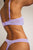 Sieve Dipped Thong in Violet