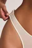 Thumbnail image #2 of Sieve Dipped Thong in Cream