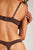 Sieve Dipped Thong in Espresso