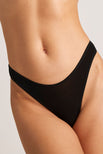 Thumbnail image #1 of Slink Dipped Thong in Black