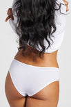 Thumbnail image #3 of Cotton Brief in White (Pack) [Brittney M-XL]