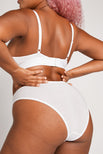 Thumbnail image #4 of Cotton French Cut Brief in White (Pack) [Hannah XL-XXL]