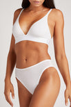 Thumbnail image #2 of Cotton French Cut Brief in White (Pack) [Paula XS-S]