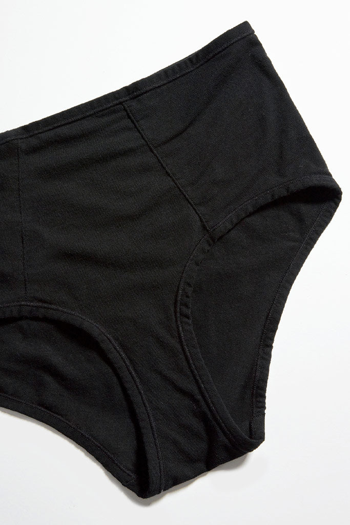 Knosfe Womens Underwear Briefs High Waisted Cotton Full Coverage Tummy  Control Solid Plus Size Underwear 4 Pack Black XL