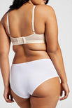 Thumbnail image #6 of Cotton High Waist Brief in White (Pack) [Brittney M-L]