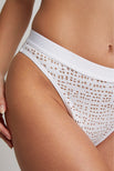 Thumbnail image #4 of Eyelet Lace French Cut Brief in White