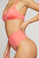 Thumbnail image #1 of Glacé High-Waist Thong in Coral