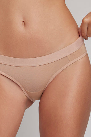 Sieve Non-Wire Bra in Buff