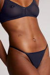 Thumbnail image #3 of Sieve String Thong in Navy