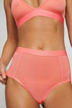 Thumbnail image #4 of Sieve High-Waist Brief in Coral [Ksenia XS]