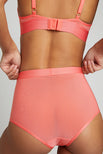 Thumbnail image #1 of Sieve High-Waist Brief in Coral [Ksenia XS]