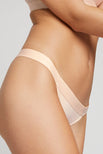 Thumbnail image #3 of Silky Thong in Peach