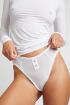 Thumbnail image #4 of Whipped French Cut Brief in White