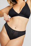 Thumbnail image #5 of Whipped French Cut Brief in Black [Kate L]