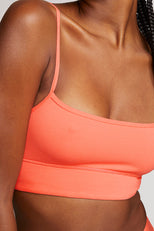 Thumbnail image #1 of Cotton Bralette in Coral