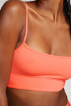 Thumbnail image #1 of Cotton Bralette in Coral