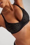 Thumbnail image #4 of Eyelet Lace Non-Wire Bra in Black [Morgan 2]