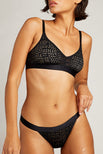 Thumbnail image #4 of Eyelet Lace Non-Wire Bra in Black [Giselle 1]