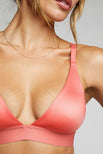 Thumbnail image #5 of Glacé Triangle Bra in Coral [Sophia 1]