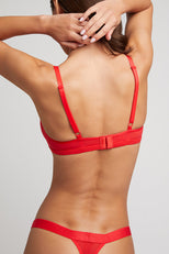Thumbnail image #3 of Sieve Cutout Bra in Cherry