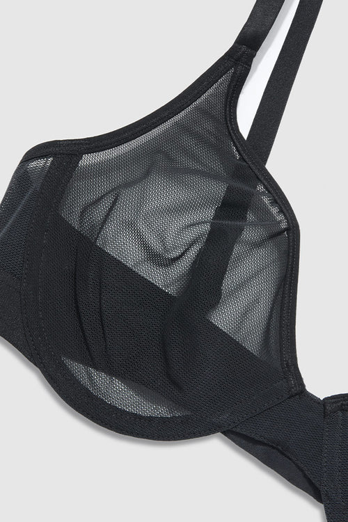 Sieve Demi Bra in Black