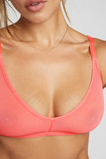 Thumbnail image #1 of Sieve Non-Wire Bra in Coral [Sophia 1]
