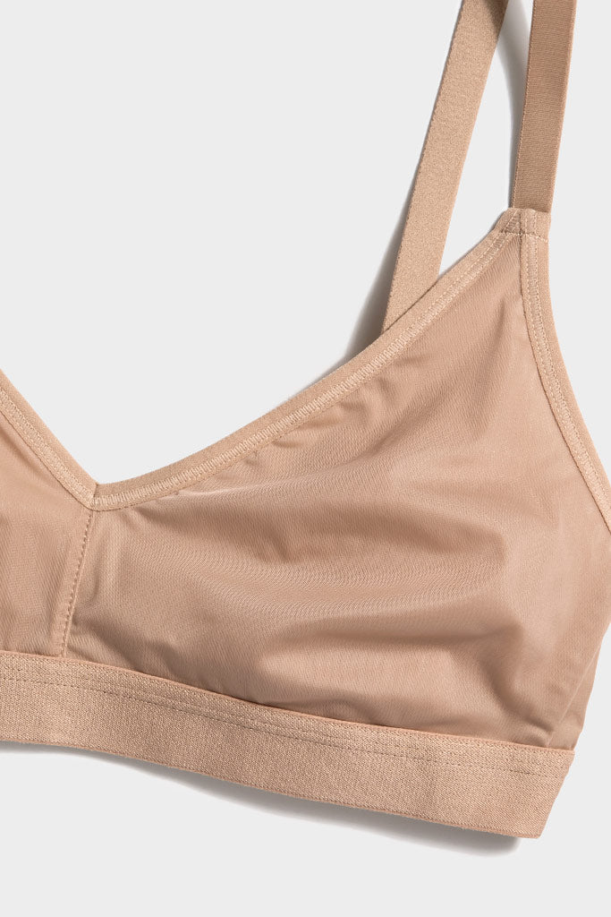 N-Gal Gold-Toned Solid Non-Wired Lightly Padded Stick-On Bra