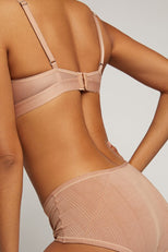 Thumbnail image #2 of Silky Non-Wire Bra in Buff [Shereen 1]