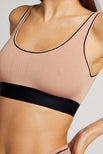 Thumbnail image #1 of Whipped Bra Top in Buff + Black