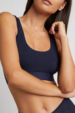 Thumbnail image #2 of Whipped Bra Top in Navy