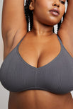 Thumbnail image #2 of Whipped Non-Wire Bra in Graphite [Hannah 4]