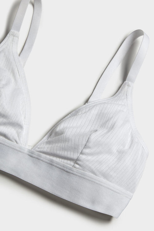 Drop-needle stitch creates a subtle, vertical stripe effect