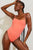 Swim Straight One-Piece in Coral