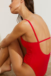 Thumbnail image #3 of Swim Straight One-Piece in Cherry