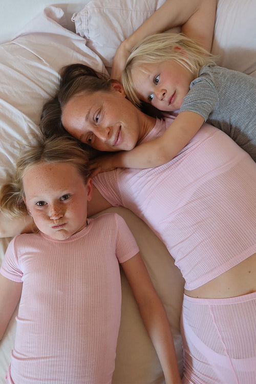 My Mini Tee + Short Set in Babe