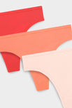 Thumbnail image #2 of Cotton Thong in Sunrise (Pack)