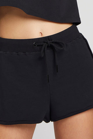 Detail view of Club Short in Black for sizer