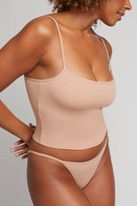 Thumbnail image #4 of Cotton Bra Cami in Buff