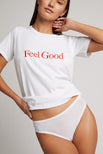 Thumbnail image #1 of Uniform Crew Tee in White: Feel Good Edition [Ksenia XS]