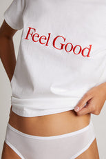 Thumbnail image #2 of Uniform Crew Tee in White: Feel Good Edition [Ksenia XS]
