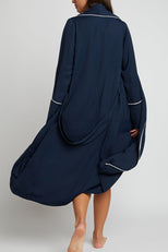 Thumbnail image #3 of Supreme Classic Robe in Navy