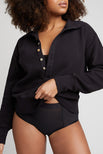 Thumbnail image #1 of Waffle Knit Pullover in Black