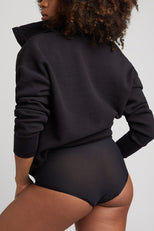 Thumbnail image #4 of Waffle Knit Pullover in Black