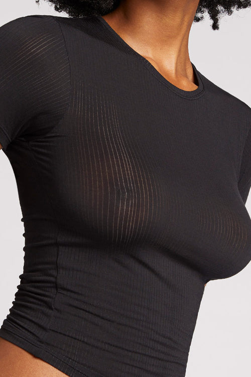 Whipped Baby Tee in Black