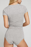Thumbnail image #4 of Whipped Baby Tee in Heather Grey [Adelina XS]