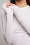Thumbnail image #2 of Whipped Baby Long Sleeve in White
