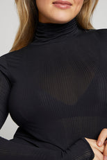 Thumbnail image #5 of Whipped Turtleneck in Black [Kate L]